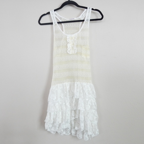Paradis Miss Tops - Unique NWOT lace top. mini dress by Paradis Miss Paradis Miss Tops - Unique NWOT lace top. mini dress by Paradis Miss